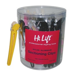 Nylon Aluminium Sectioning Clips - Asst Colours - 36pc